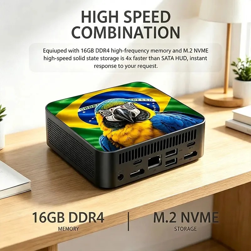 Mexico Brazil Flag Mini PC Int - огляд і ціна Ddr3 Ram