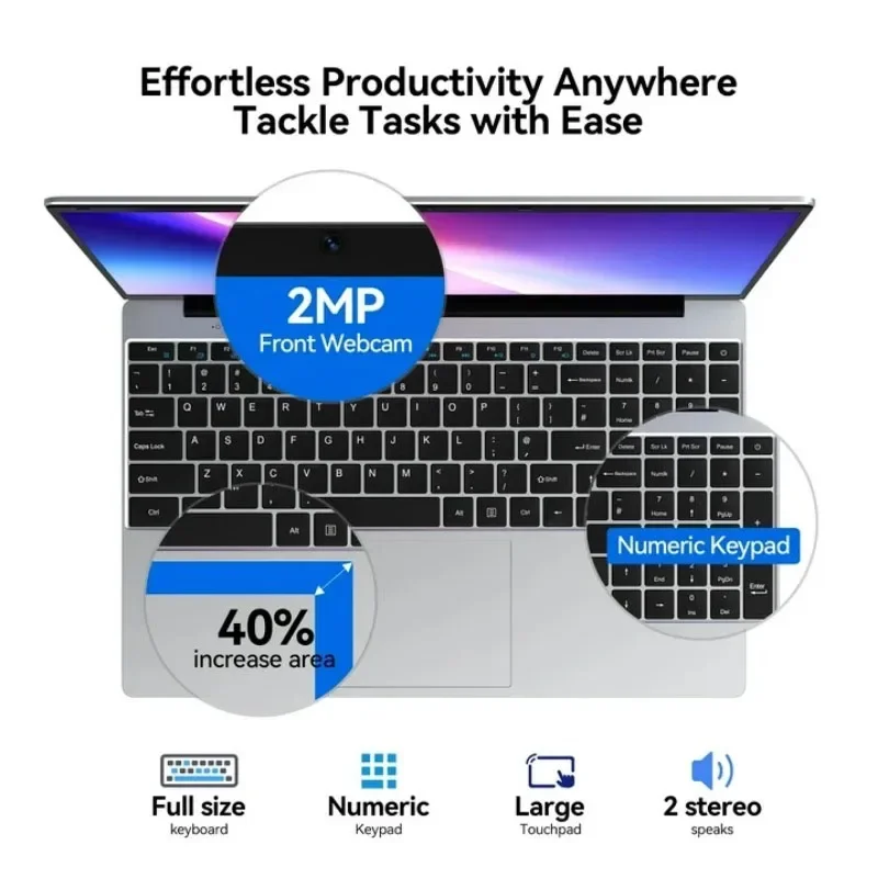2026 New 15.6' Intel N150 Wind - огляд і ціна Ddr4 32Gb
