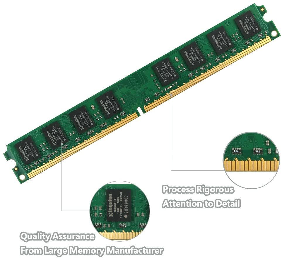 Kingston Memoria Ram Kit Deskt - огляд і ціна Ddr2 Ram