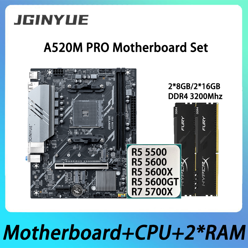 JGINYUE A520M PRO Motherboard  - огляд і ціна Ddr4 3200Mhz