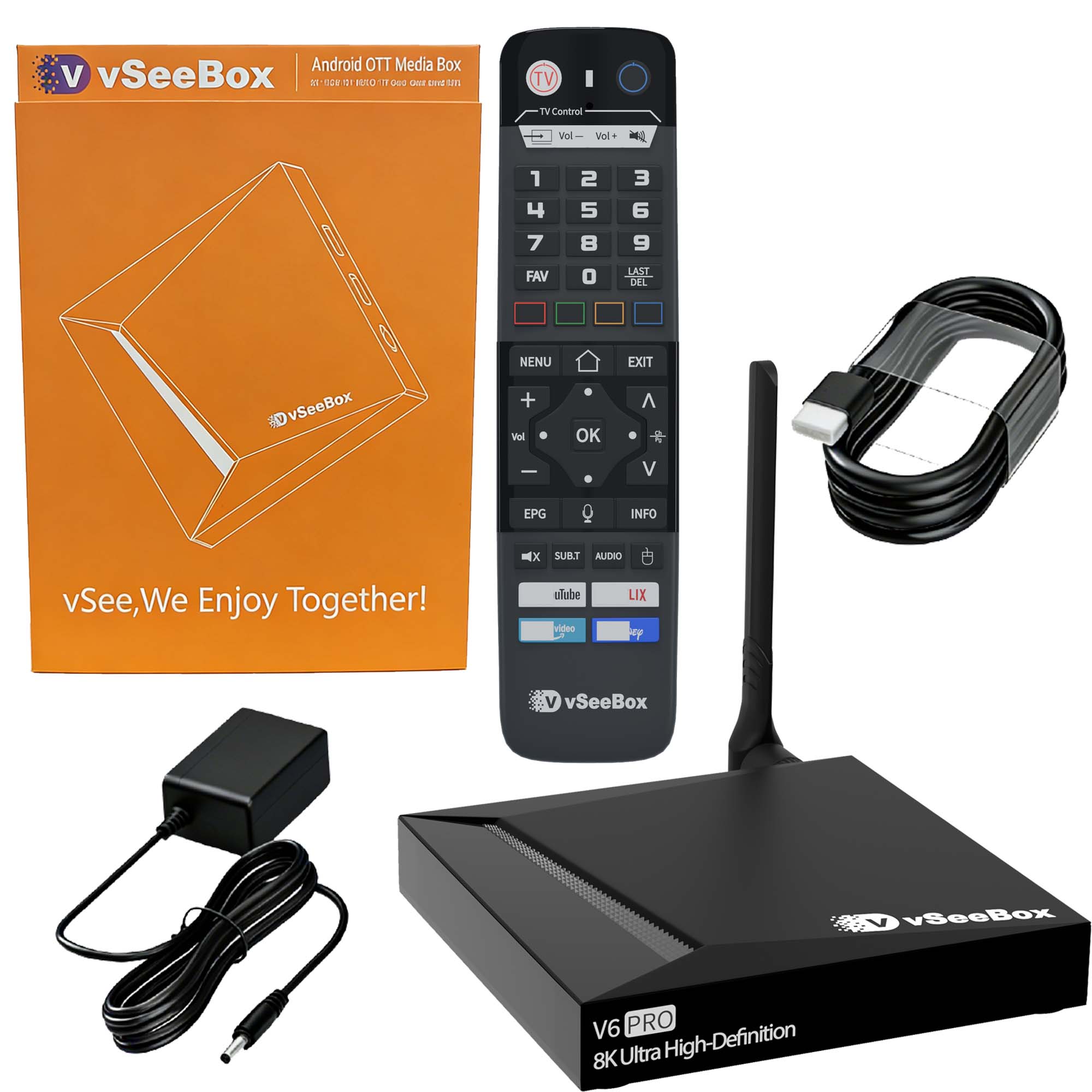 VSeeBox V6 Pro 2026 Newest, 4G - огляд і ціна Ddr3 8Gb