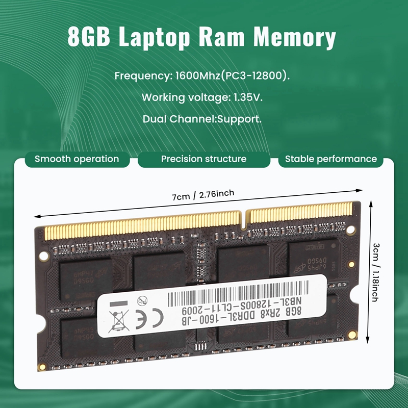 DDR3 8GB Laptop Ram Memory 160 - огляд і ціна Ddr3 8Gb