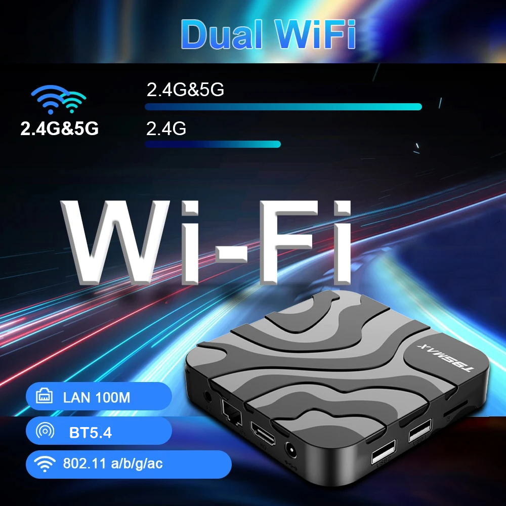 Android16 Smart TV Box T95Max  - огляд і ціна Ddr3 8Gb