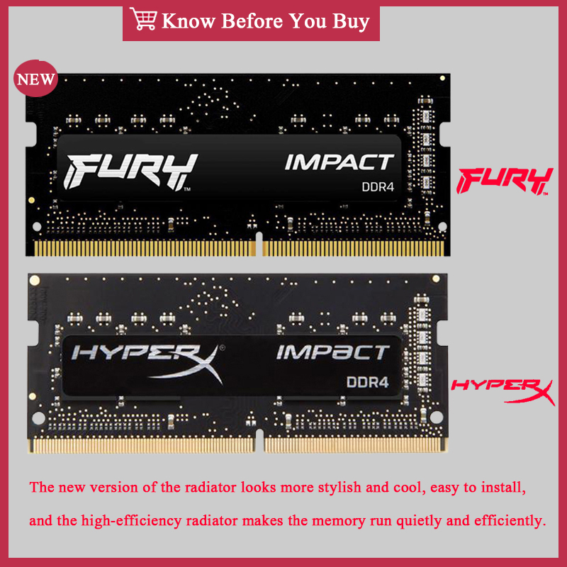 DDR4 FURY Impact RAM 16GB 8GB  - огляд і ціна Sodimm Ddr4